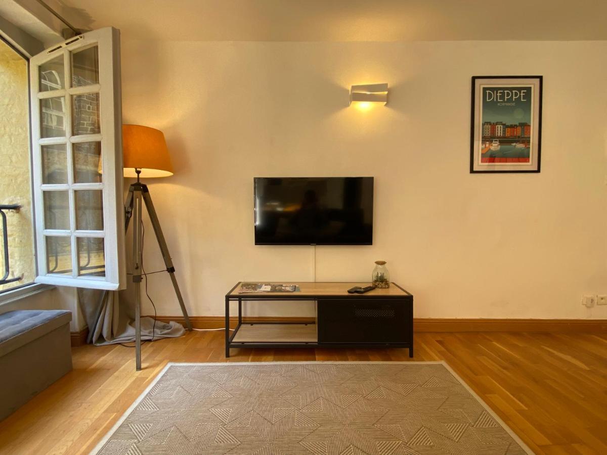 Beau Studio Cosy Calme En Face Du Port Sur Le Quai Lejlighed Dieppe Eksteriør billede